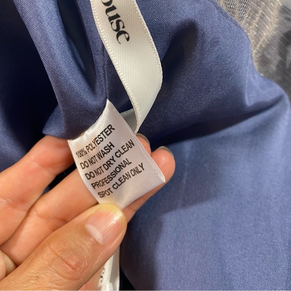 J.J’s House Mother of Bride Dress formal Women 42 bust floral appliqué Sheer Top - Picture 14 of 16